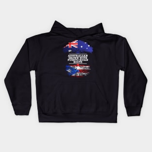 Australian Grown With Puerto Rican Roots - Gift for Puerto Rican With Roots From Puerto Rico Kids Hoodie